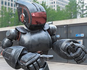 3D model robot alien character