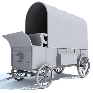 old carriage 3d model