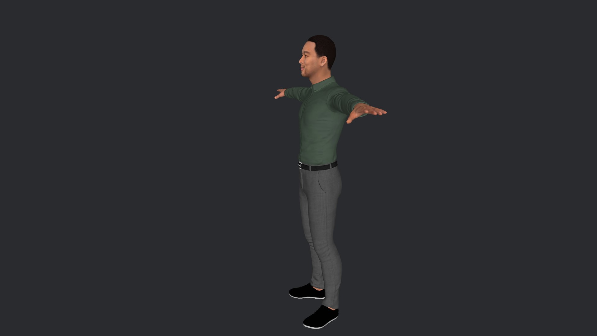 3D John Legend Hyper Realistic Full Body Fully Rigged Character Model ...