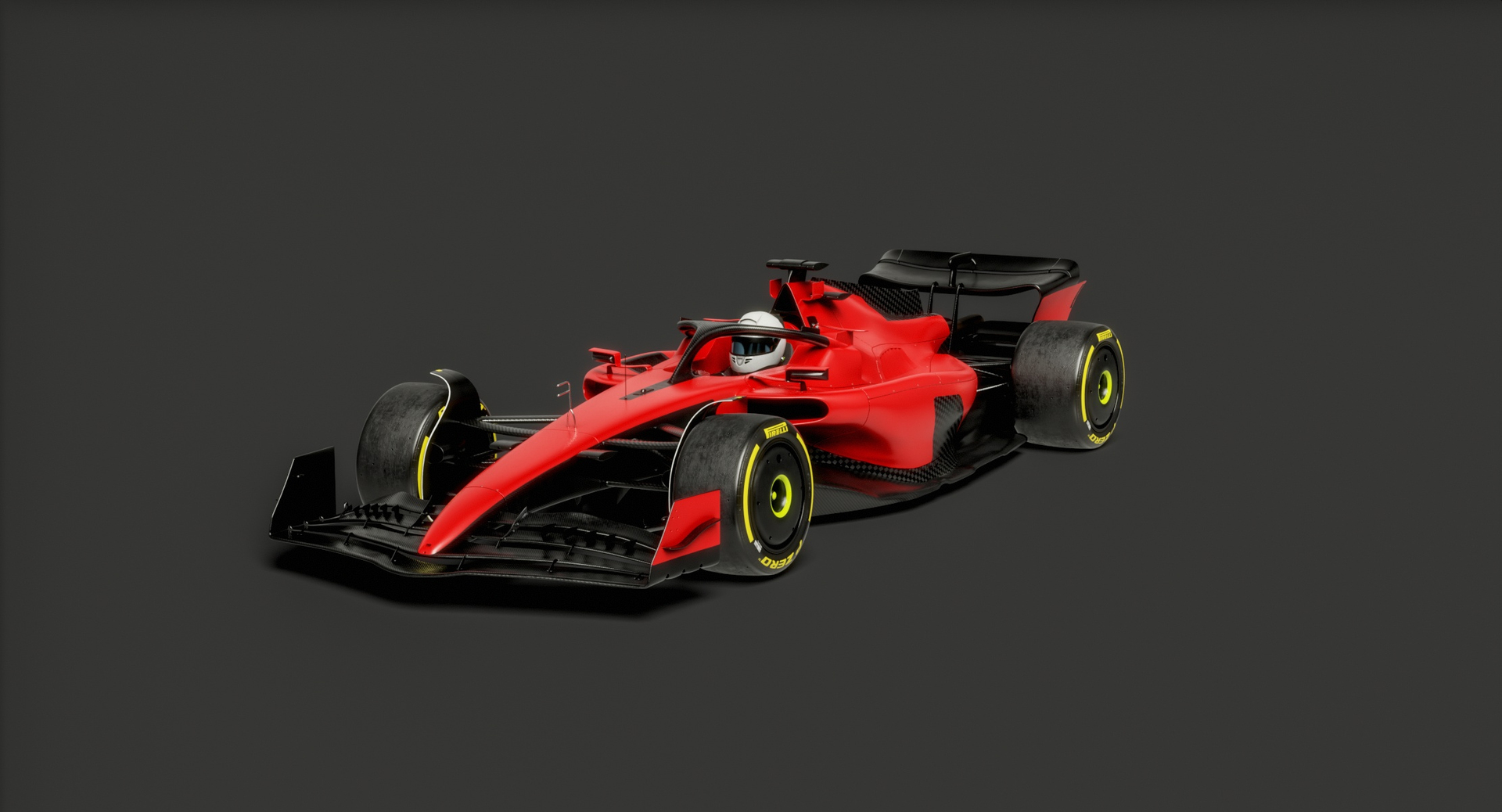 ArtStation - Formula 1 Red Car 2021 F1 race car 3D mode