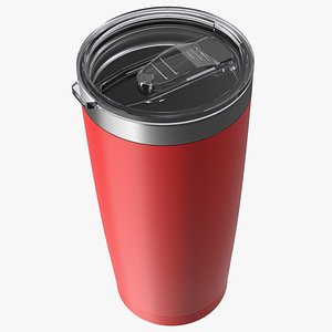 Stainless Steel Thermo Cup Red