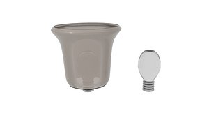 wall lamp head 3D model