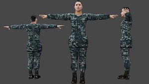 3D 3D character model