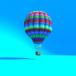 3d model hot air balloon