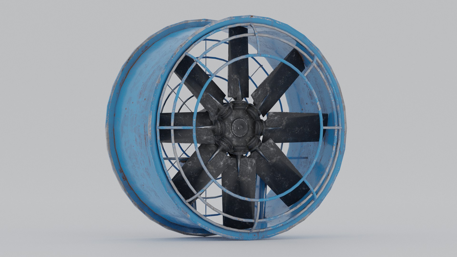 Rusted Industrial Fan 3D 3D Model - TurboSquid 1980960