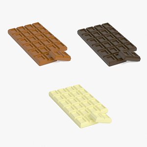 chocolate bar Bundle 3D model