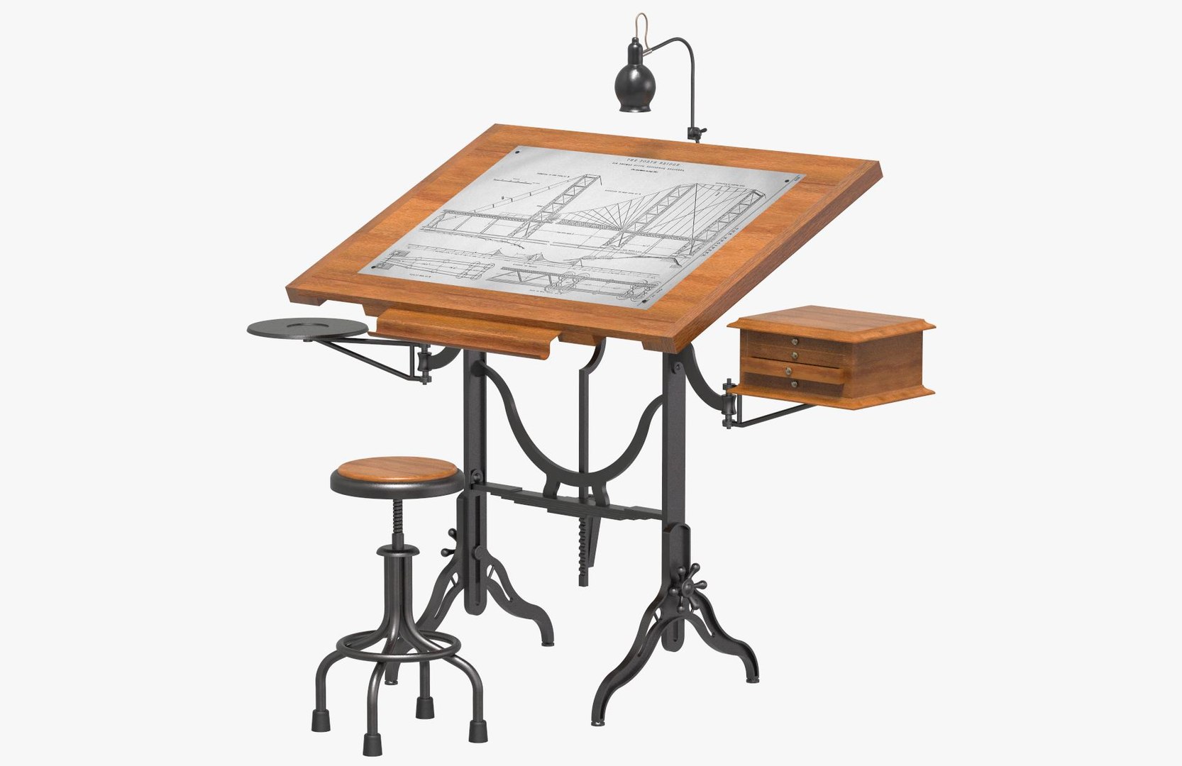 Vintage Office Supplies Set 3D model https://p.turbosquid.com/ts-thumb/Lw/9FJxvm/XE/draftingtable_02/jpg/1647440049/1920x1080/fit_q87/5b40d50766373a64e556b6f8b7258ad06be84d07/draftingtable_02.jpg