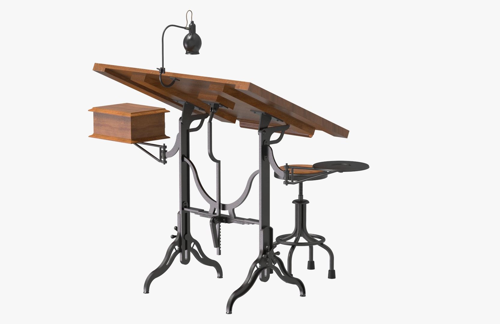 Vintage Office Supplies Set 3D model https://p.turbosquid.com/ts-thumb/Lw/9FJxvm/rC/draftingtable_07/jpg/1647440050/1920x1080/fit_q87/b68c3ba7d7d11c1ce306245f521a168e7099f108/draftingtable_07.jpg