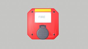 Fire Push Button 3D