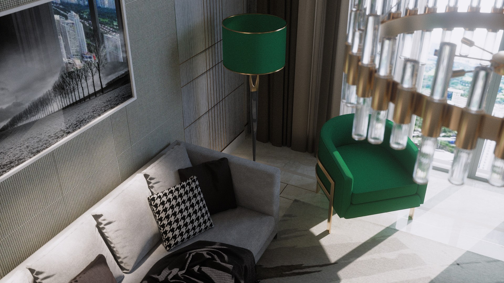 Living Room V2 - Cinema 4D Octane Render Plus Formats 3D - TurboSquid ...