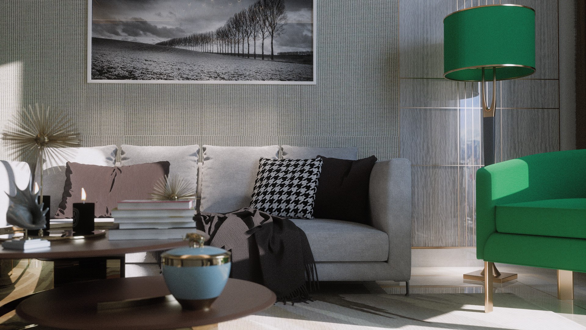 Living Room V2 - Cinema 4D Octane Render Plus Formats 3D - TurboSquid ...