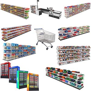 3D grocery store