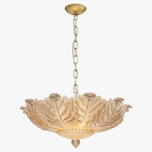 3D 1stdibs Murano Graniglia Flush Mount model