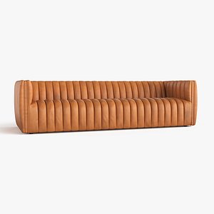 Cosima Leather Sofa 97 3D model