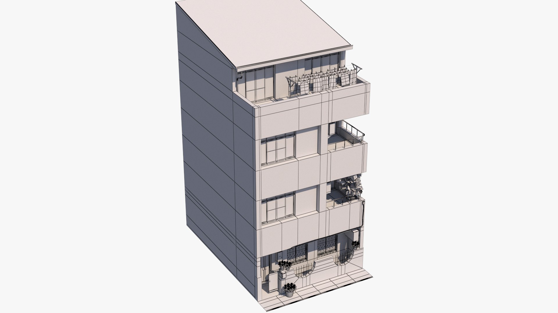 Taiwanese Building 13 3D Model - TurboSquid 2521566