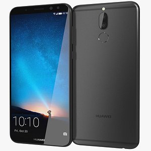 realistic huawei mate 10 3D model