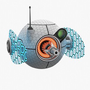 combat drone 3d max
