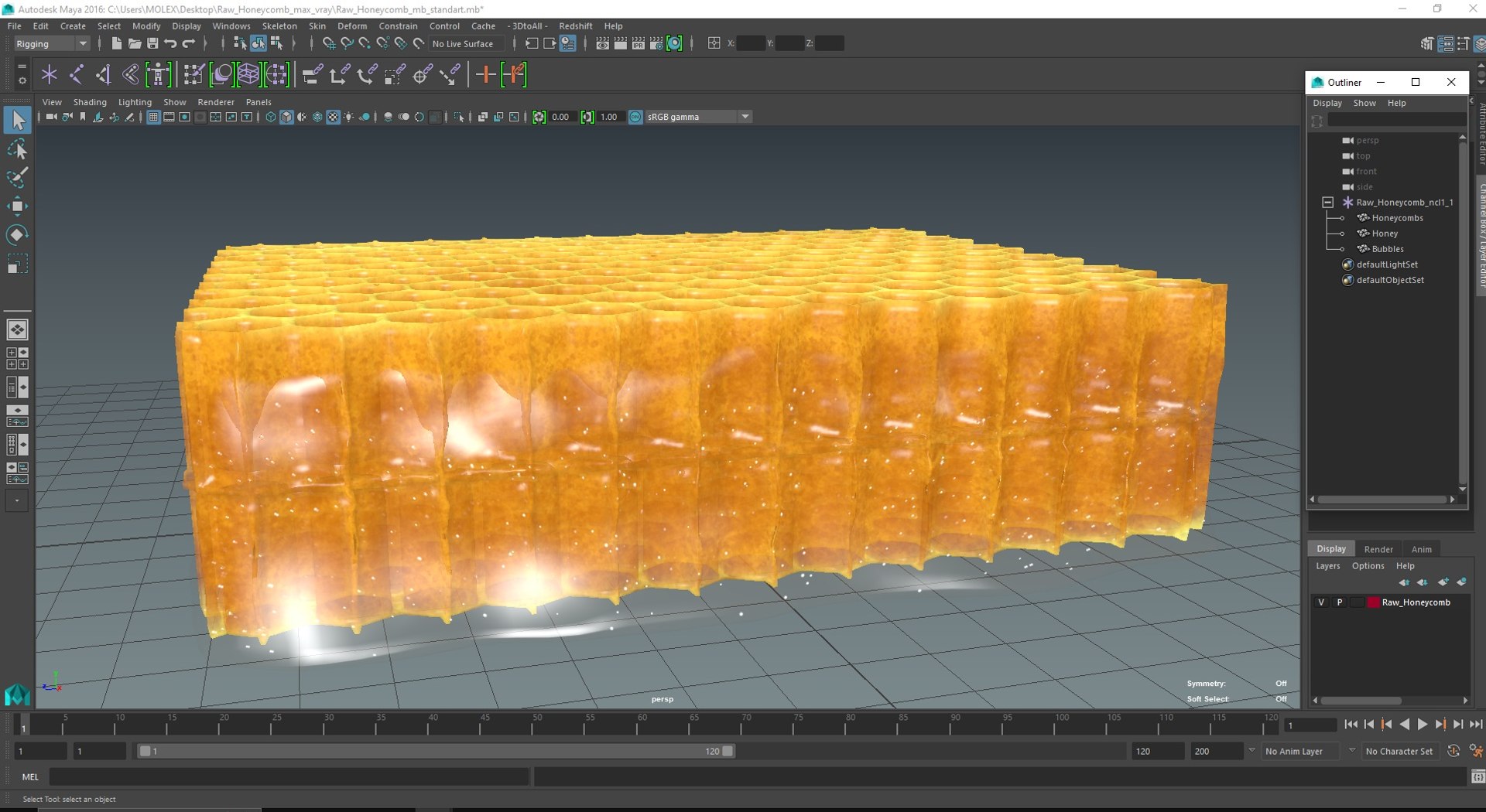 Raw Honeycomb 3D model https://p.turbosquid.com/ts-thumb/Lw/PVEMhB/fk/rawhoneycombvray3dmodel035/jpg/1682581776/1920x1080/fit_q87/00250871ac2c311e48142f073fd7e780c8193aeb/rawhoneycombvray3dmodel035.jpg