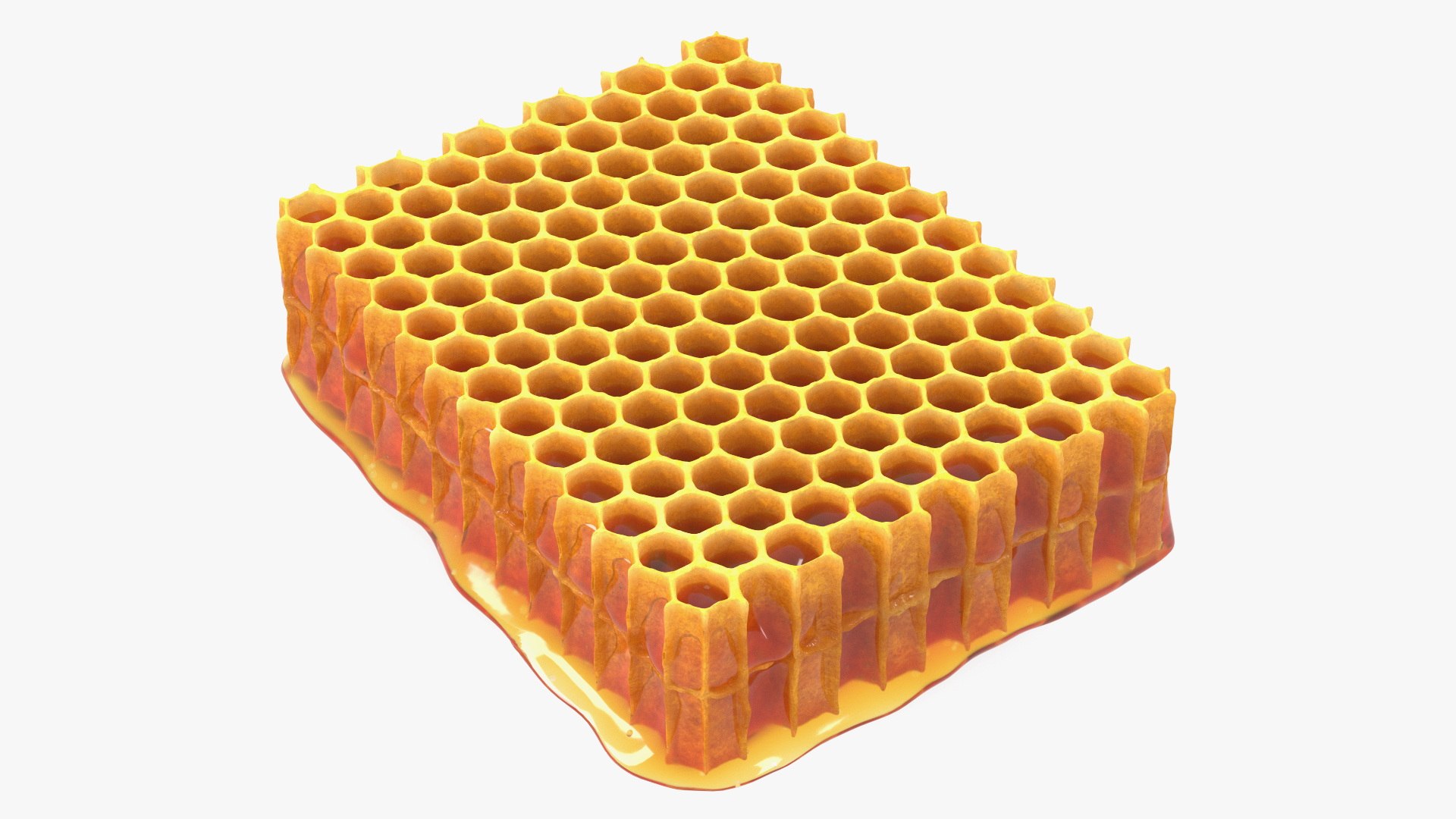 Raw Honeycomb 3D model preview