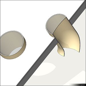 free light tube 3d model