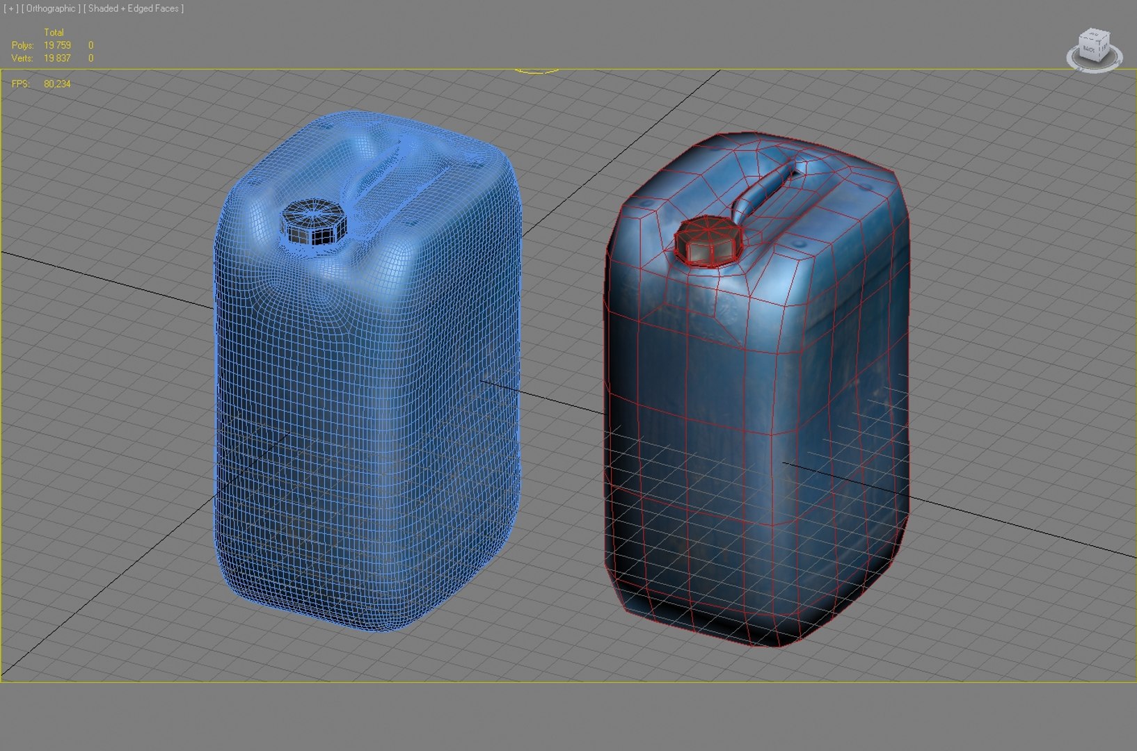 3d Plastic Dirty Jerrycan Polys