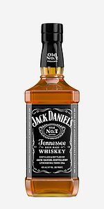 bottle whiskey jack daniel 3d model