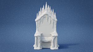 Ice Throne 3D model