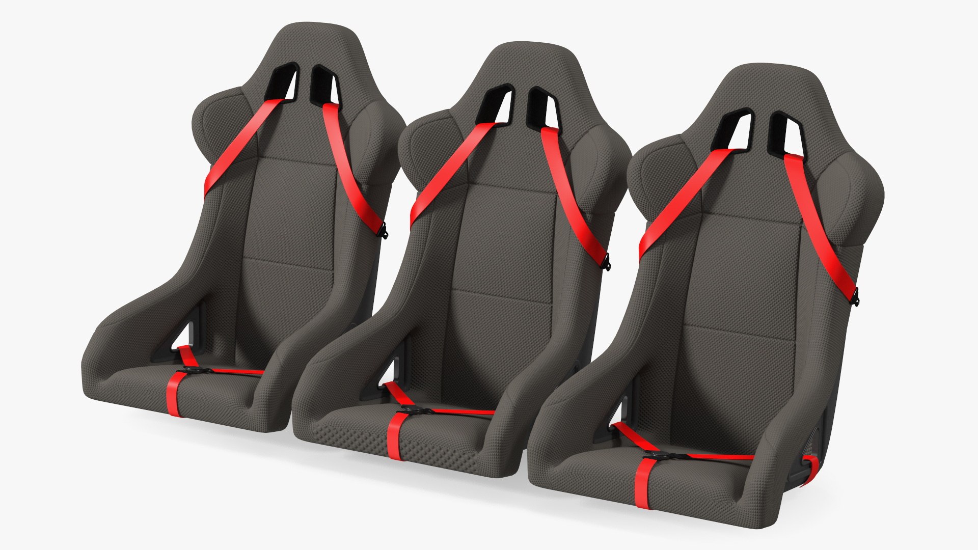 Racing Car Seats 3D model preview