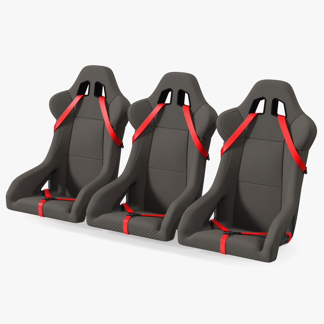 Racing Car Seats 3D model TurboSquid 2062991