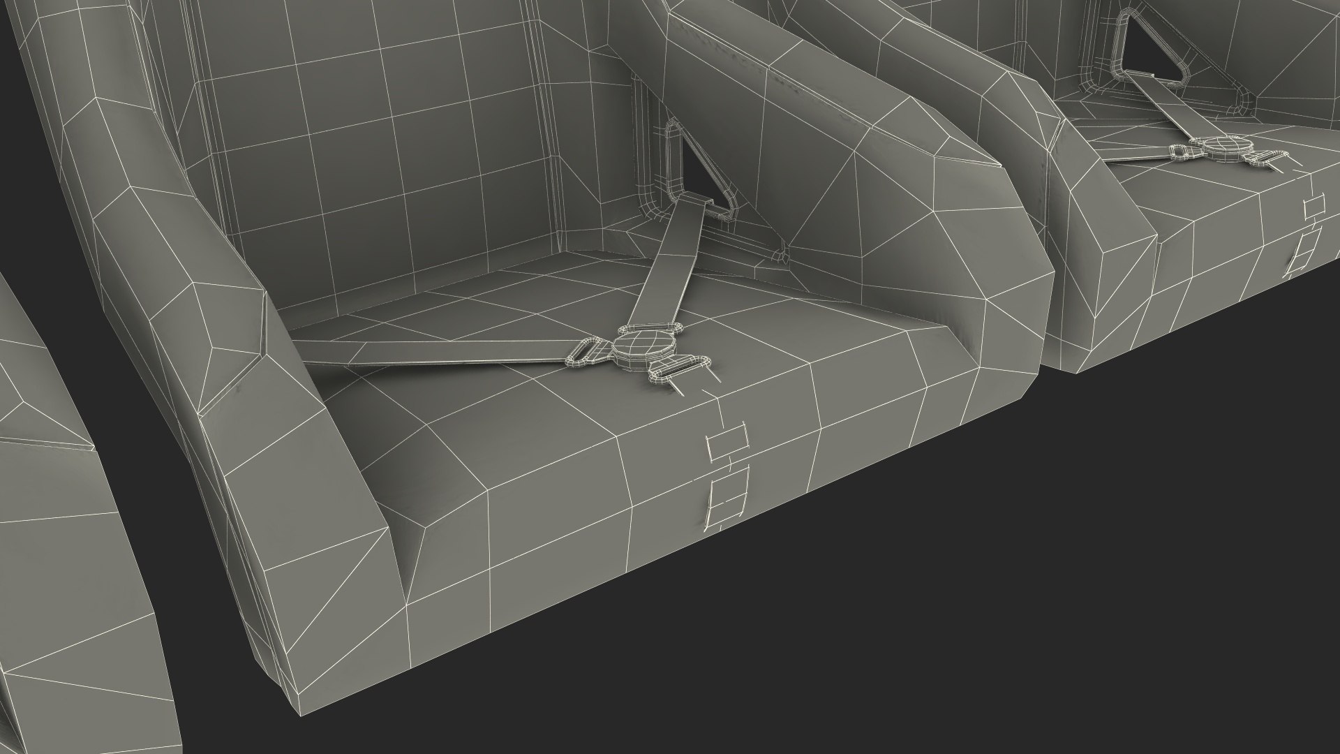 Racing Car Seats 3D model TurboSquid 2062991