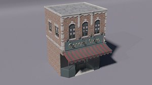 3D model Store Front Vintage