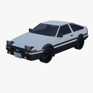TOYOTA AE86 Trueno 3D model
