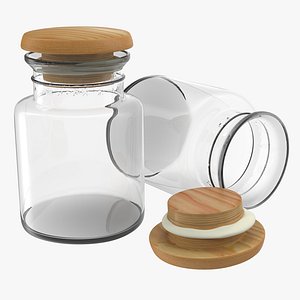 glass jar 3d model
