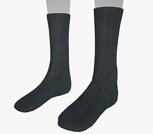 Black Socks Style 3