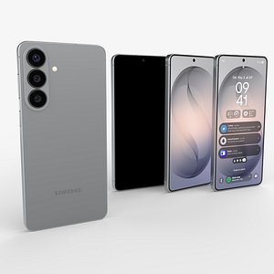 Samsung Galaxy S26 Silver Shadow 3D model