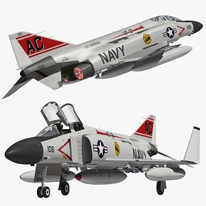 3D McDonnell Douglas F4J Phantom II model