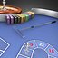 casino poker table - 3D model