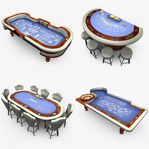 Casino Tables - Blue