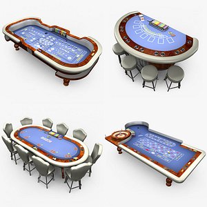Casino Tables - Blue