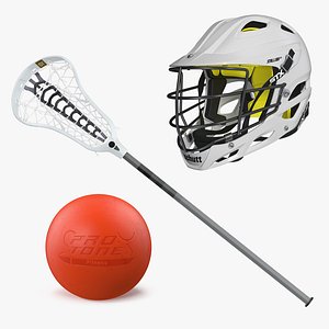 Lacrosse Equipment 3D Models Collection