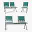 Collezione Metal Waiting Chairs