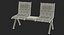 Collezione Metal Waiting Chairs