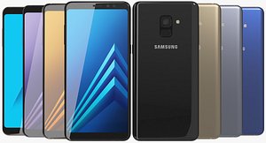 3D realistic samsung galaxy a8