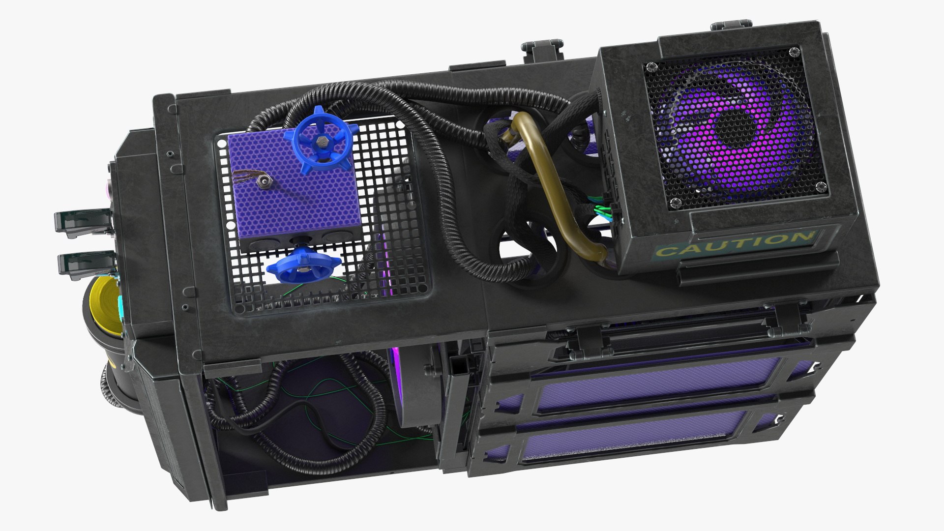 3D Custom Cyberpunk Neon PC - TurboSquid 2106033
