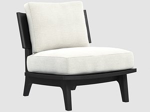 hestia lounge chair liaigre 3D model
