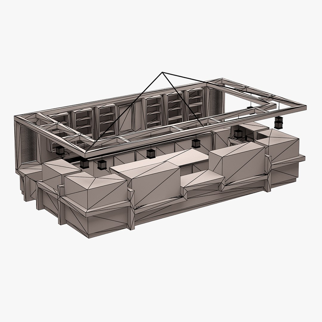 Bar Set 3d Ma