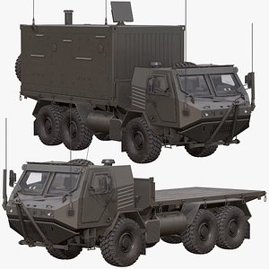 3D装甲概念卡车包