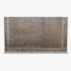 3D rusty wall