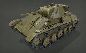 tank t-70 3D model