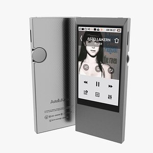 Hi Res Music Player Astell and Kern AK Jr 3D Model